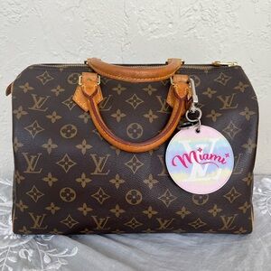 Louis Vuitton Miami Escale Bag Charm Key Chain